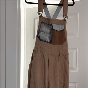 Velvet Brown Overalls